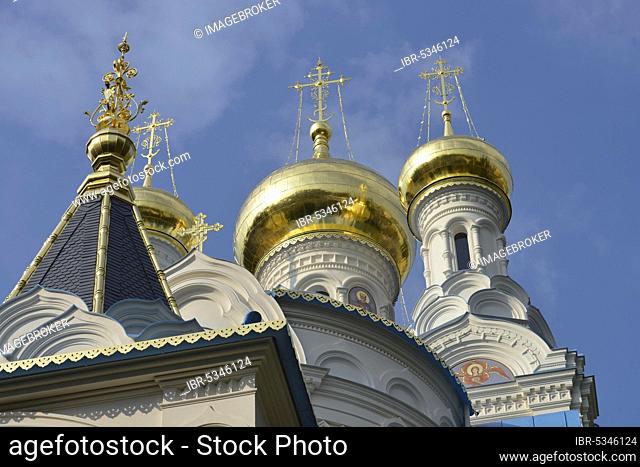 Russian Orthodox Church of St. Peter and Paul, King George, Karlovy Vary, Czech Republic, Europe