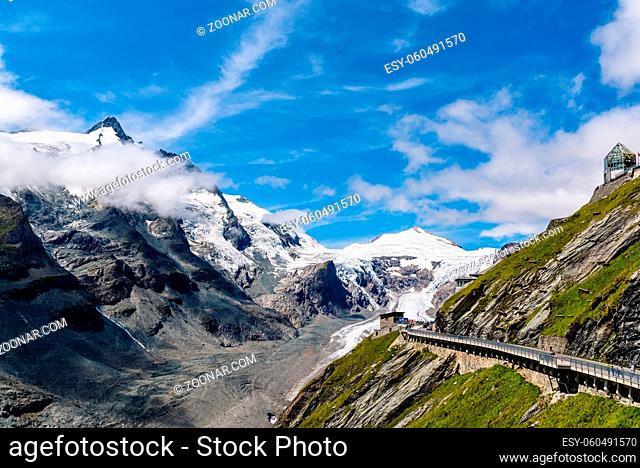 Scenic View of Grossglockner Glacier, Alps Mountain Range, Austria