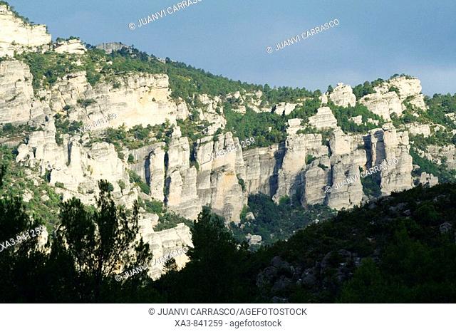 Limestone mountains Ports de Tortosa-Beseit, Tarragona province, Catalonia, Spain