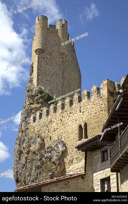 Castle in Village of Frias; Burgos; Spain