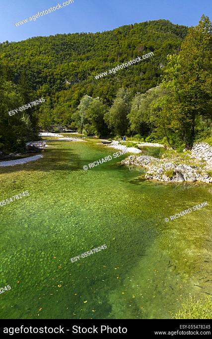 Sava Bohinjka in Triglav national park, Slovenia