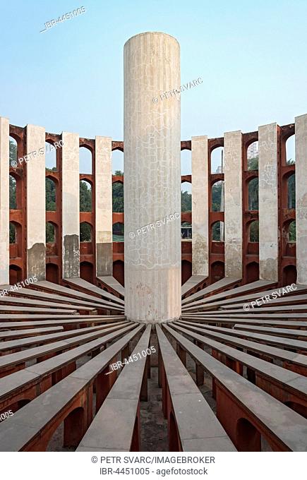 Astronomical instrument Rama Yantra, Jantar Mantar observatory, New Delhi, India