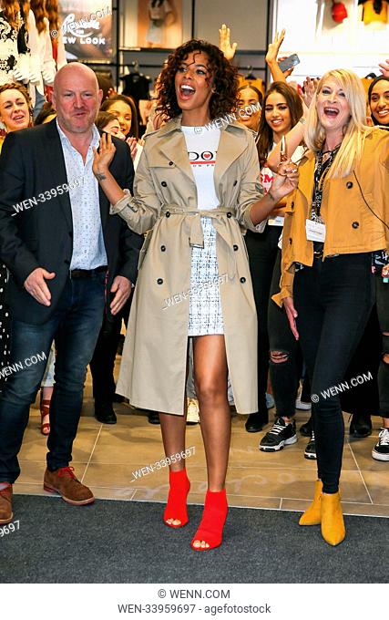 Rochelle Humes officially opening the New Look Store in Oxford Street - London Featuring: Rochelle Humes Where: London, United Kingdom When: 22 Mar 2018 Credit:...