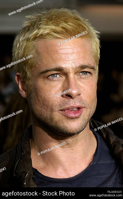 Brad Pitt at the Los Angeles Premiere of ""Mr. & Mrs. Smith"" held at the Mann's Village Theater in Westwood, USA on June 7, 2005