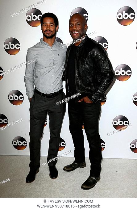 Disney/ABC TV TCA Winter 2017 Party at Langham Hotel - Arrivals Featuring: Alfred Enoch, Billy Brown Where: Pasadena, California