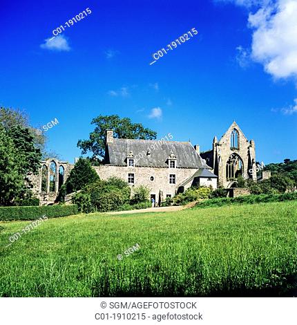 'Beauport' maritime abbey 13th Century 'Paimpol' Brittany France