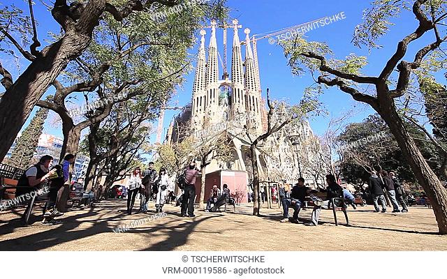 Church, La Sagrada Familia, Barcelona, Spain, Europe
