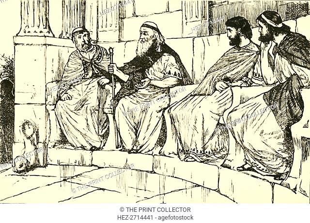 'Timelon in the Syracusan Assembly', 1890. Creator: Unknown