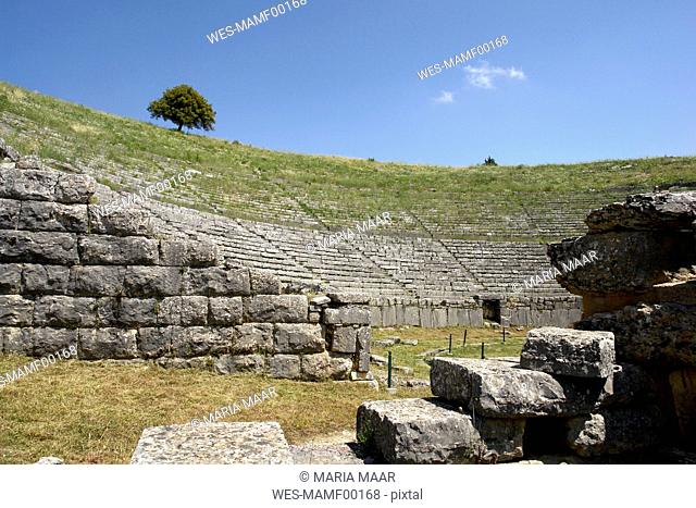 Greece, Epirus, Amphitheatre of Dodona