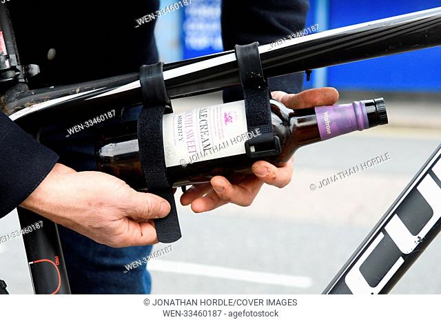 A wacky inventor has launched a product for carrying bottles of booze to your Christmas party. Called the ""thingumy"", the £6 universal bicycle mount can...