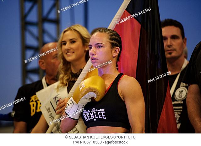 Sarah Bormann. GES / Boxing / aftert the Champions: Sarah Bormann ""the baby face"" vs. Oksana Romanova, 16.06.2018 - | usage worldwide