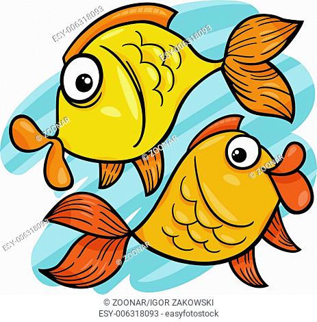 Cute fish cartoon Stock Photos and Images | agefotostock