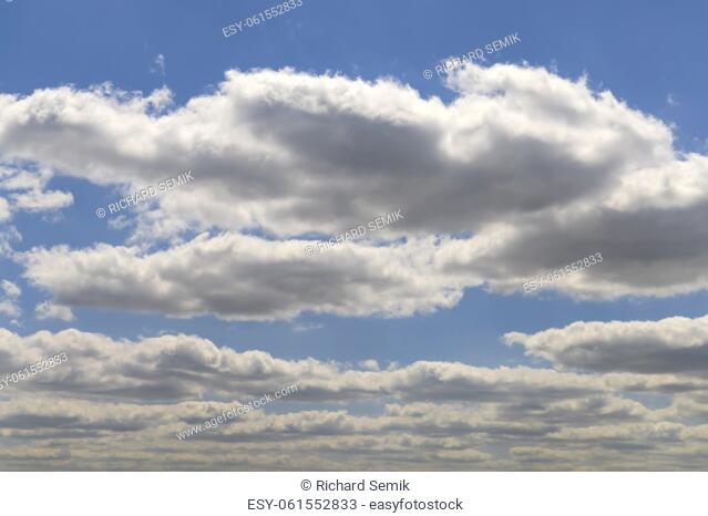 blue sky with clouds as background
