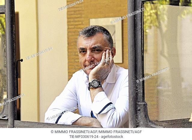 The writer Manuel Vilas during the press conference of International Literature Festival 2019 in Rome, ITALY-03-06-2019