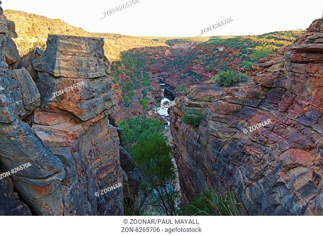 Gorge at the Z Bend, Kalbarri National Park, Murchison Western Australia