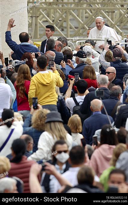 Pope Francis Wednesday General Audience, Vatican City State - 04 May 2022