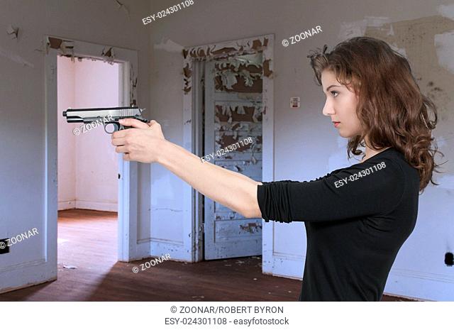 Woman with Gun