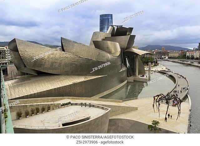 Guggenheim Museum, Bilbao, Bizkaia, Basque Country, Spain