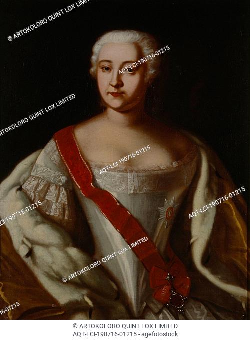 Elisabeth, Elisabet, 1709-1762, Empress of Russia, painting, portrait, Elizabeth of Russia, Oil on canvas, Height, 87 cm (34