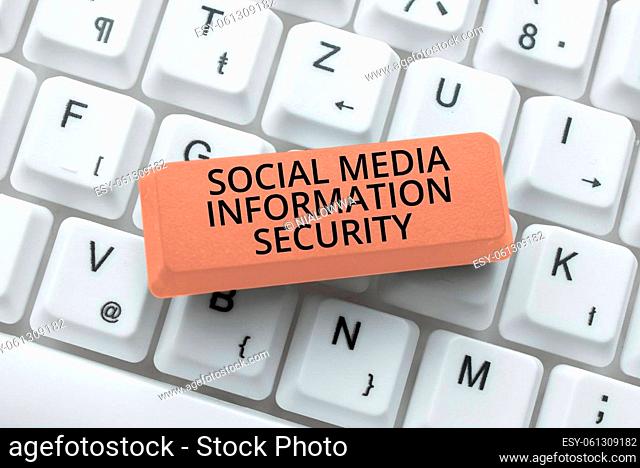 Writing displaying text Social Media Information Security, Internet Concept careful in using multimedia services Researching Software Development Solutions