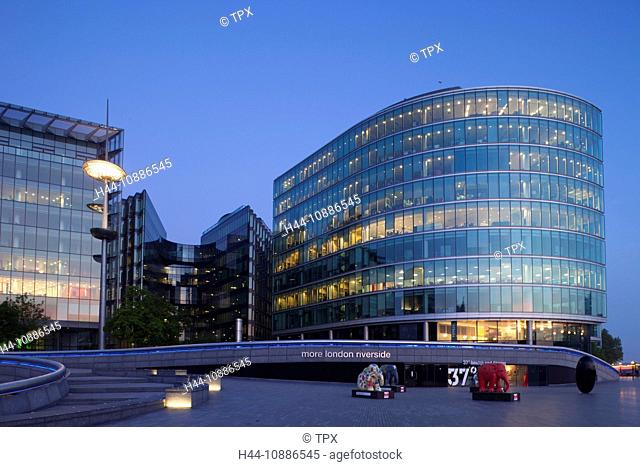 England, London, Southwark, Office Buildings in the More London Riverside Development