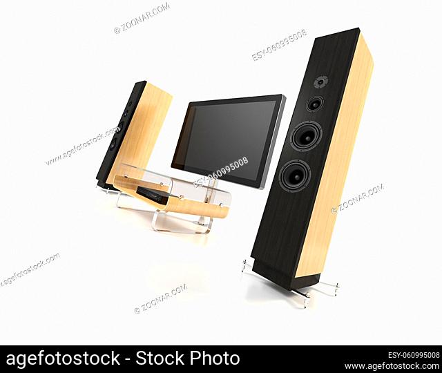 Home Theater System - High quality render - Design by me