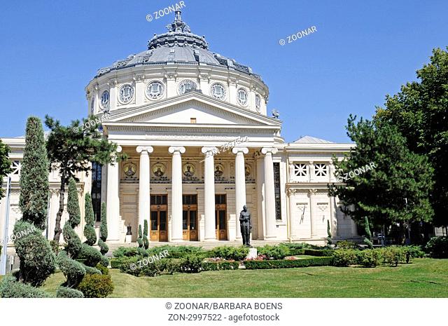 Romanian Athenaeum, philharmonic hall, Bucharest, Romania, Eastern Europe, Athenaeum, Philharmonie, Bukarest, Rumaenien, Osteuropa