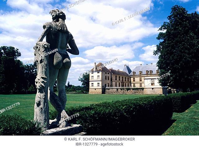 Château de Cormatin, palace and gardens, Burgundy, Saône et Loire, France, Europe