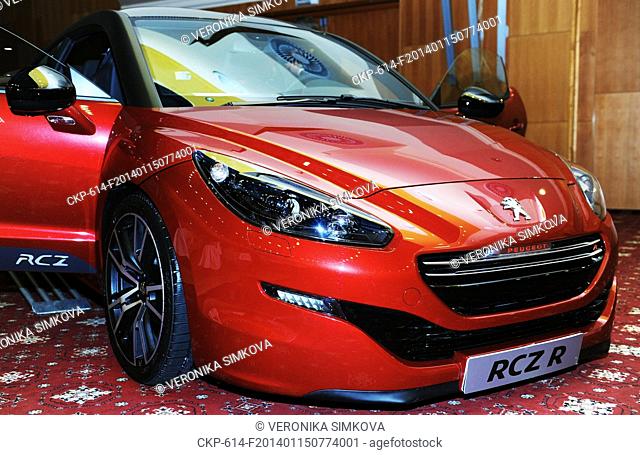 Peugeot, model RCZ R, pictured during the press conference in Prague, Czech Republic, January 15, 2014. New model Peugeot 108
