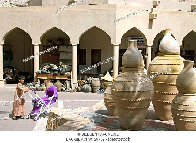 Sultanate Oman Nizwa city Souq Market