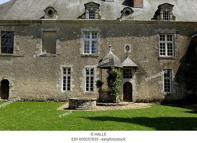 France, the castle of Talcy