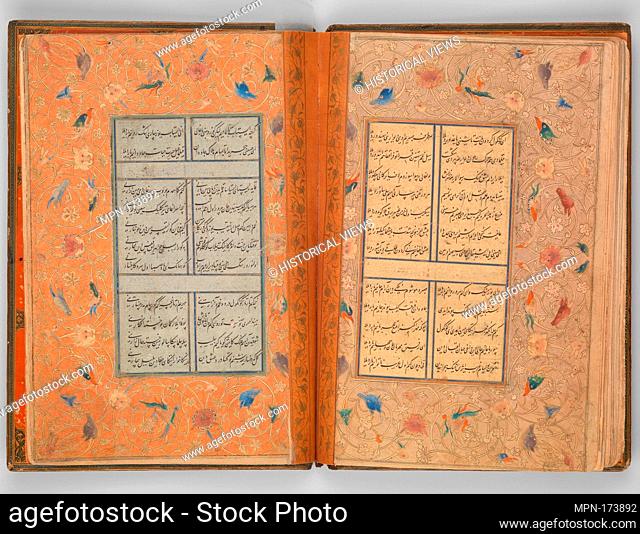 Divan of Sultan Husayn Baiqara. Calligrapher: Sultan 'Ali al-Mashhadi (active late 15th-early 16th century); Object Name: Non-illustrated manuscript; Date:...