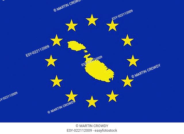 Malta European flag