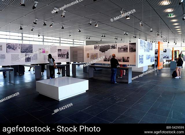Redesigned interior, Topography of Terror exhibition, on the site of the former SS headquarters, Berlin, Germany, Europe