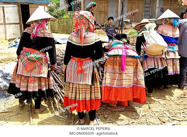 Vietnam, Bac Ha, Homong ethnic group