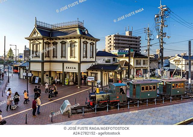 Japan, Shikoku Island, Matsuyama City, Dogo Mura Station, Bocchan Train