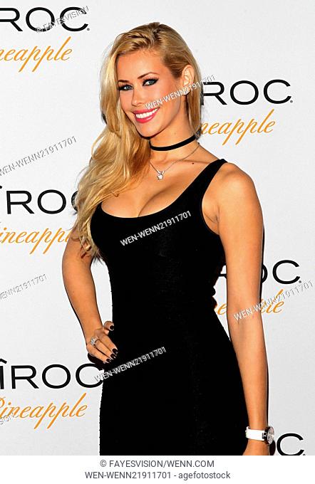 Ciroc Pineapple hosts French Montana's birthday party celebration - Arrivals Featuring: Kennedy Summers Where: Bel Air, California