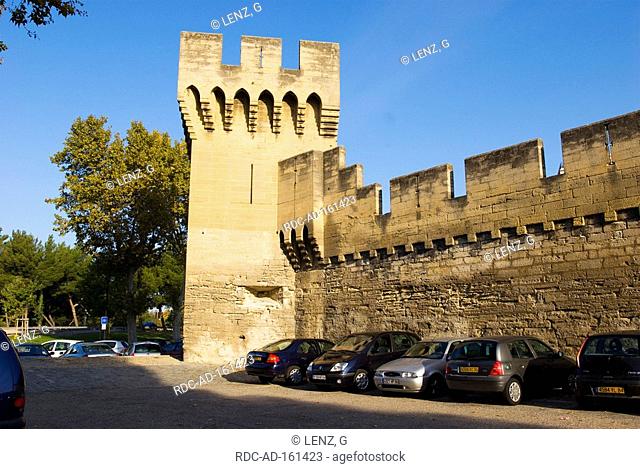 City wall Avignon Provence France