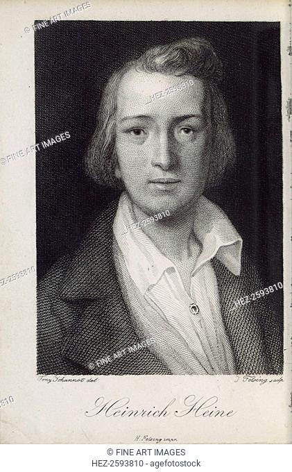 Portrait of the poet Heinrich Heine (1797-1856), 1850. Found in the collection of the Heinrich-Heine-Institut, Düsseldorf