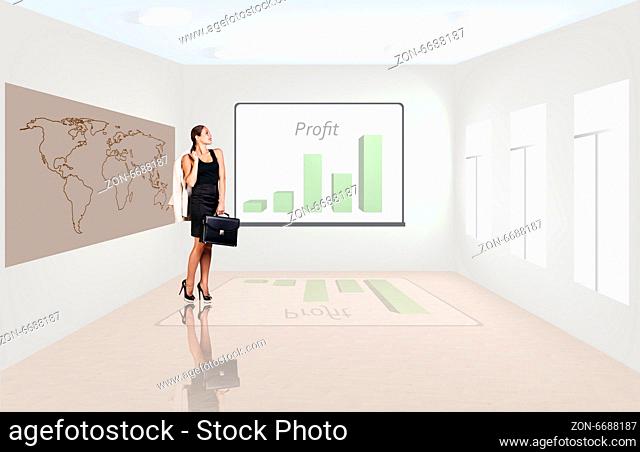 Business consultant standing at office