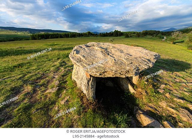 Remains of the dolmen of Pasquerets, Eine, Cerdanya, France