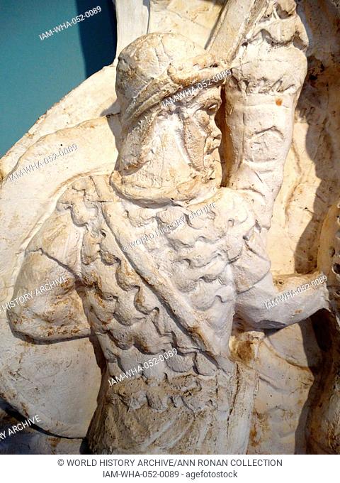 detail from the Column of Marcus Aurelius (Barbarian Embassy) circa 180-192 A.D