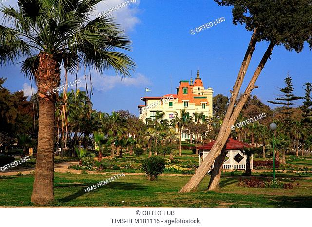 Egypt, the Mediterranean coast, Alexandria, Montazah Palace Park, formerly King Farouk's property