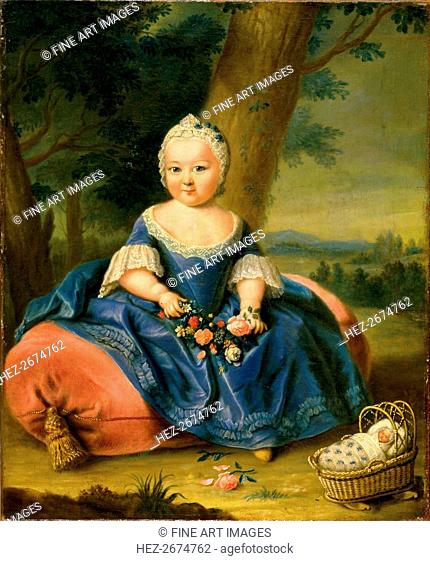 Maria Theresa as a three-year-old girl, ca 1720