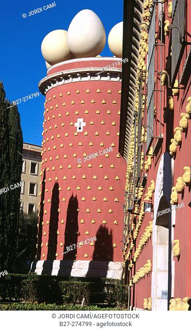 Galatea Tower at Dalí Museum.Figueres. Girona province. Spain
