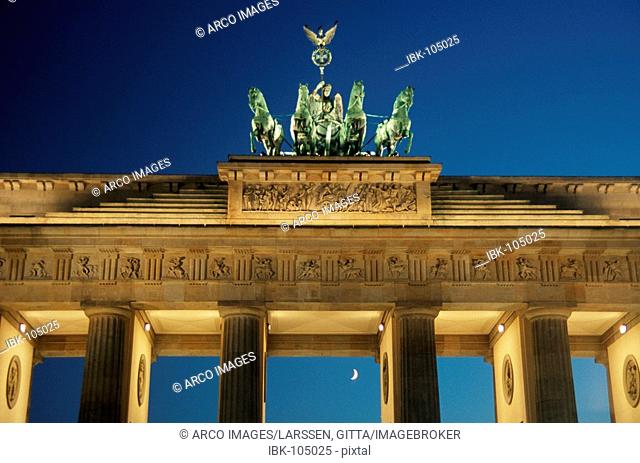 Quadriga on Brandenburg Gate, Berlin, Germany