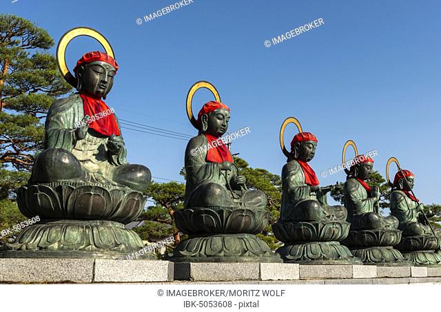 Buddha Statues, ???, Buddhist Zenko-ji Temple, Nagano, Japan, Asia