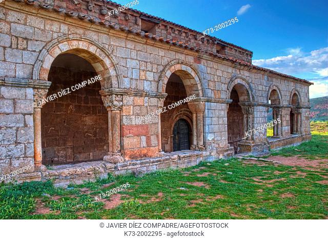 Santa Maria de Tiermes Romanesque Chapel (12th Century). Montejo de Tiermes. Soria Province. Castilla y Leon. Spain