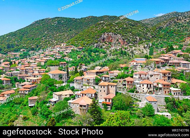 Stemnitsa is a mountain village in Arcadia, Peloponnese, Greece