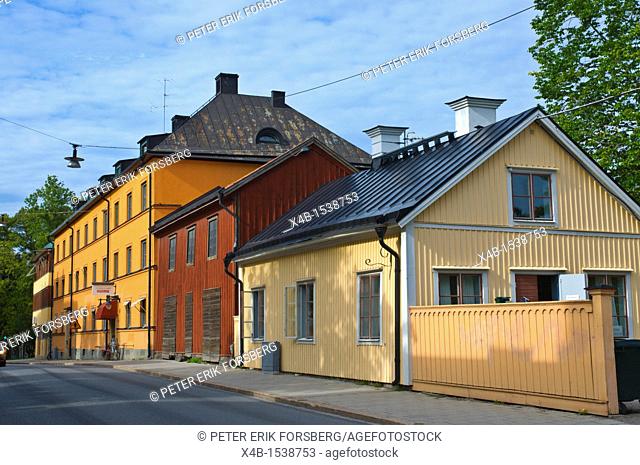 Övre Slotssgatan street Uppsala city Svealand province Sweden Europe